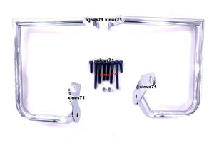 MyLohas NEW Rear Saddlebag Guard Crash Bar for Harley HD Heritage Softail Classic FLSTC