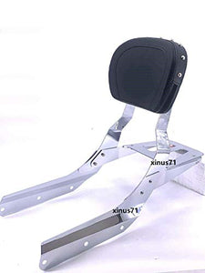 MyLohas Sissy Bar Backrest With Luggage Rack Stud Pad for Honda VTX 1300 1800 N R S 02 to 09