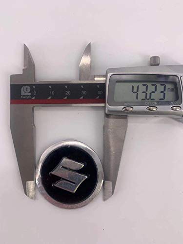 MyLohas 2X Aluminum Gas Tank Badge Fairing Tuning Fork Emblem Decal Sticker for Suzuki