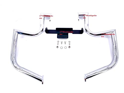Highway Engine Guard Crash Bar for Honda VTX1800R VTX1800N VTX1800S Retro S N Neo (Silver)