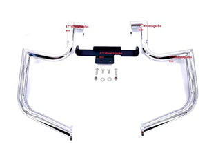 Highway Engine Guard Crash Bar for Honda VTX1800R VTX1800N VTX1800S Retro S N Neo (Silver)