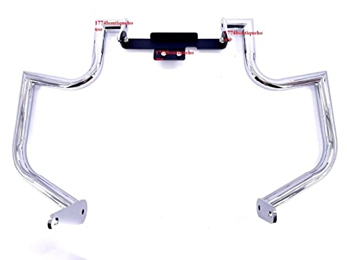 Highway Engine Guard Crash Bar for Honda VTX1800R VTX1800N VTX1800S Retro S N Neo (Silver)
