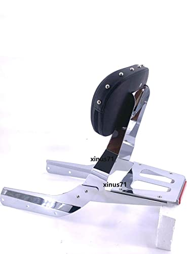 Sissy Bar Backrest with Luggage Rack for Honda VTX 1300N 1300R 1300S 1800N 1800R 1800S (Stud)