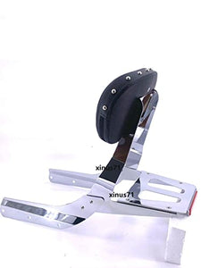 Sissy Bar Backrest with Luggage Rack for Honda VTX 1300N 1300R 1300S 1800N 1800R 1800S (Stud)