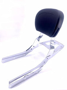 Sissy Bar Backrest with Luggage Rack for Honda VTX 1300N 1300R 1300S 1800N 1800R 1800S (Non-Stud)