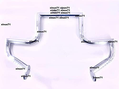 MyLohas Engine Guard Crash HIGH Bar for Honda VTX 1300 R S C Models 1300R 1300C CL 1.5"(Silver)