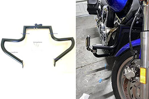 MyLohas Engine Guard Crash HIGH Bar for Honda VTX 1300 R S C Models 1300R 1300C CL 1.5"(Matte Black)