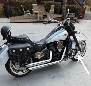 MyLohas Highway Engine Guard Crash Bar for Kawasaki Vulcan VN900 Classic Custom 06-21