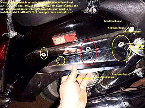 Sissy Bar Backrest with Luggage Rack for Honda VTX 1300N 1300R 1300S 1800N 1800R 1800S (Non-Stud)