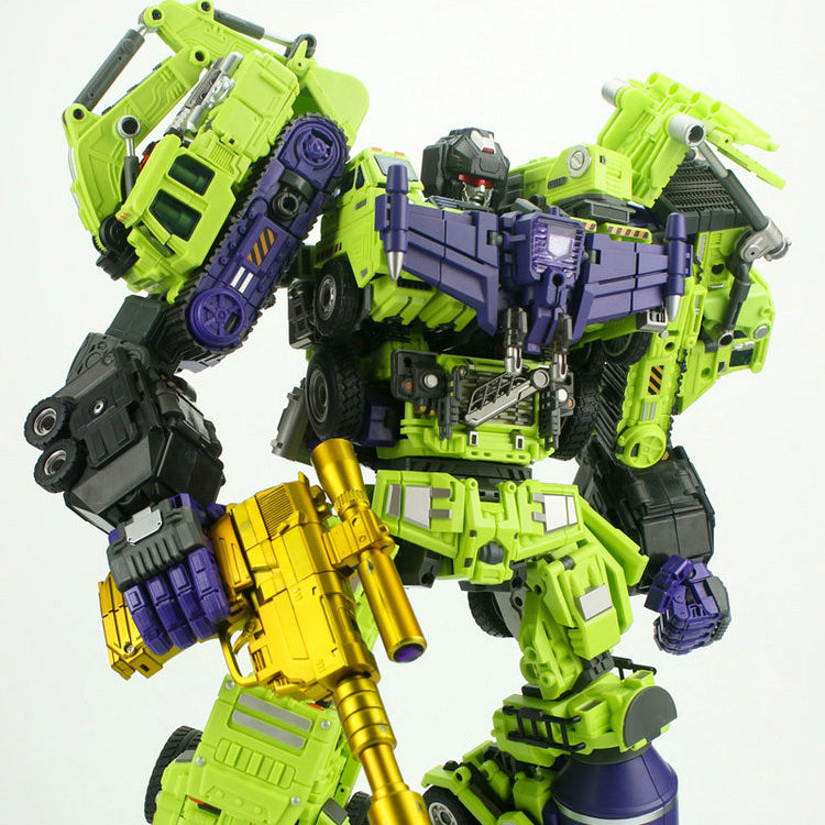 Decepticons Combiner GT-99 DX ReBuilder Devastator Golden Pistol Transformable