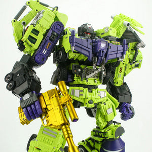 Decepticons Combiner GT-99 DX ReBuilder Devastator Golden Pistol Transformable