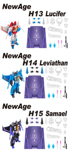 Transformers H13 Starscream H14 Shocking Thunder H15 Skywarp Mini Transformers Robot Action Figure