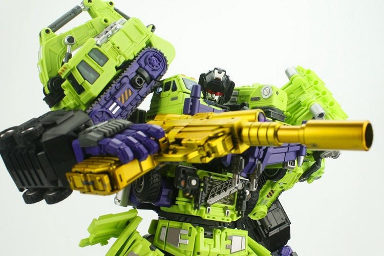 Decepticons Combiner GT-99 DX ReBuilder Devastator Golden Pistol Transformable