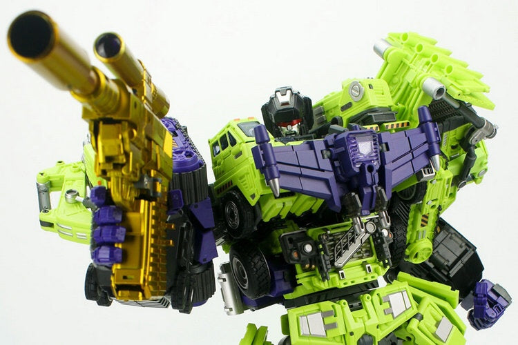Decepticons Combiner GT-99 DX ReBuilder Devastator Golden Pistol Transformable