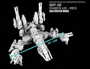Master Made SDT-02 Diabolus Rex Trypticon Decepticons Transformable