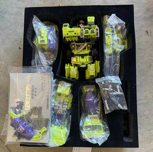Decepticons Combiner GT-99 DX ReBuilder Devastator Golden Pistol Transformable