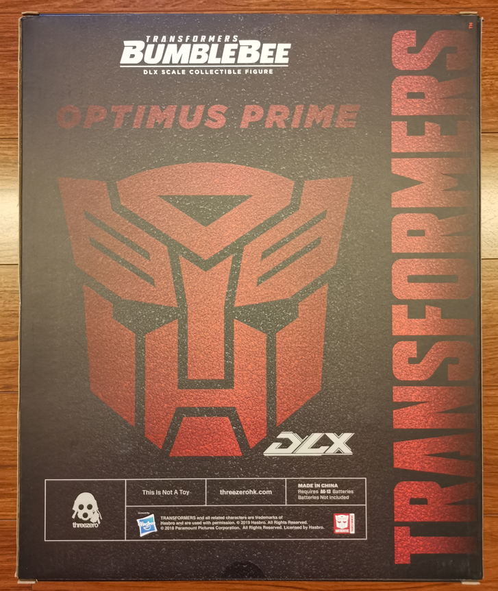 HASBRO X ThreeA Toys Transformers Bumblebee Optimus Prime DLX scale 11.2" Figure