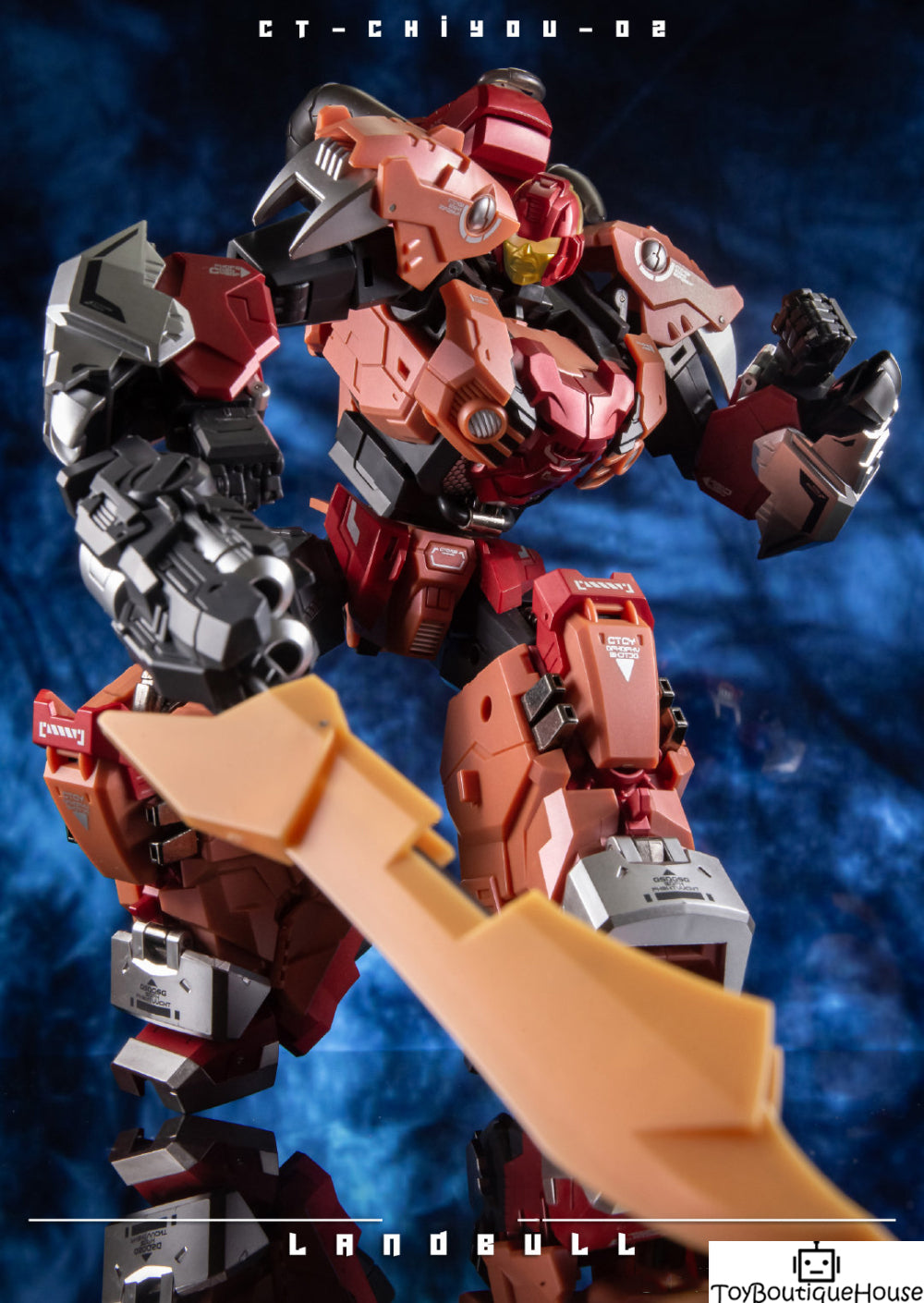 COMBINATION Cang Toys CT Chiyou 02 Land Bull Action Figure for Transformers